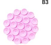 Double Side Silicone Suction Pad For Mobile Phone Fixture Suction Cup Backed Adhesive Rubber Sucker Pad For Fixed Pad