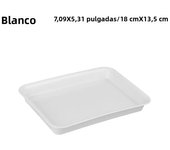 1PC Plastic Heavy Duty Rectangle Flower Pot Indoor Outdoor Plant Saucer Drip Trays Plastic Tray Saucers