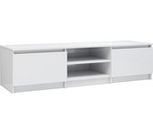 vidaXL Mueble de TV madera contrachapada 140x40x35,5 cm, Mueble de Salon, Mueble TV, Mueble TV salon, Mesa de TV, Mueble tele