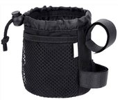 Portabotellas de Agua para Bicicleta, manillar de Bicicleta, portabacos con bolsos de Malla