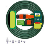 STARLEY-*Manguera de Agua de Jardín 1/2" Pulgadas(12mm) 10m/15m/20m - Set Manguera con Conexión y Boquillas para Riego Reforzada 3 Capas -Presión de rotura de 20 bar