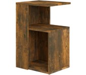 vidaXL Mesa auxiliar de madera contrachapada 36x30x56 cm Blanco, Negro, Roble Sonoma Mesa de sofá Mesa de Entrada para Salón Consola de Entrada Mueble Recibidor Mesita Mesa auxiliar Salon