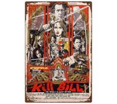 Quentin Movie Tin Sign Retro Poster  Django Metal Sign Plate for Bar Club Man Cave  Vintage Plaque Home Decor Iron Painting  Wal