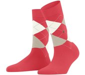 Burlington Damen Socken - Queen, Kurzstrümpfe, Baumwolle, Rautenmuster, Logoemblem Queen