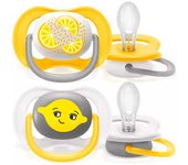 Philips Avent 2 chupetes ultra air collection fruit 6-18 meses neutro Scf080/18