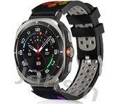 For Samsung Galaxy Watch Ultra 47mm Band Silicone Bracelet For Samsung Watch Ultra LTE 47mm Watchband Replaceable Wristband
