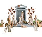 Creative Christmas Hand Drawn Sculpture Decor Of The Statue Of The Nativity Of Jesus As A Xmas Gift jesus nacimiento natividad