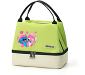 Stitch Insulated Lunch Bag, Portable Lunch Box Storage Bag, Foldable Insulated Cooler Handbag, Perfect For Office School Picnic