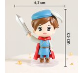 Princess Cake Topper Happy Birthday Castle Prince Cake Decoration for Kids Girl's Birthday Party Supplies Fairy Tale Theme Cakes