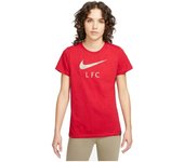 Camiseta de Manga Corta Nike Liverpool para mujer en color rosa