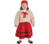 Disfraz Infantil Pastora Abrigo T-5 (11-13 Años) (Creaciones Llopis 3395-5)