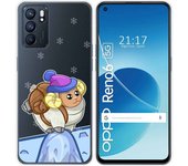Funda Silicona Transparente para Oppo Reno 6 5G diseño Cabra Dibujos