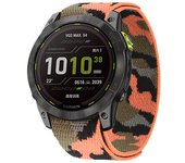 22mm 26mm Hook Loop Nylon Strap For Garmin Epix Gen2/Forerunner 955 965 Garmin Fenix 7 7X Fenix 6Pro 5XPlus/Enduro 2 Watchband
