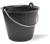 RUBI Cubo plástico de obra RUBI graduado 12L ideal para transporte de líquidos - 79637 Cubo plástico de obra Limpieza Cubos Basura