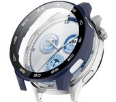 PC Case+Tempered Glass For Huawei Watch GT5 46MM Full Cover Screen Protector Smartwatch Bumper Cleaning cotton For Huawei GT5