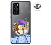 Tumundosmartphone Funda Gel Transparente para Huawei P40 diseño Cabra Dibujos