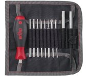 Wiha Juego de bits de montaje 20 unid., en bolsa enrollable (44576)
