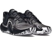 Zapatillas de Baloncesto Under Armour Spawn 6 Mid para hombre en color negro
