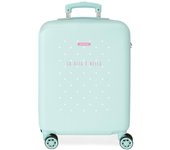 Movom Maleta De Cabina ABS Rígida La Vita E Bella Azul