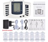 EMS Tens Unit Professional Muscle Stimulator Portable Electric Body Massager Microcurrents Low Frequency Relaxing Physiotherapy