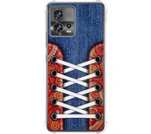 Funda Silicona Antigolpes para Motorola Edge 30 Fusion 5G diseño Zapatillas 11 Dibujos