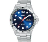 Lorus Reloj Hombre Hombre Automatico Doble Calendario Azul Acero 10 Atm