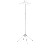 Soporte de vapor-Percha de ropa para ropa al vapor, Soporte de vapor para Ropa, Soporte de vaporizador telescópico plegable, Tidedero de mano Standi