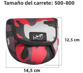 LINNHUE Reel Bag Waterproof Protective Cover For Spinning reel Baitcasting Reel Cast Drum Reel Storage Bag Fishing Rod Cover