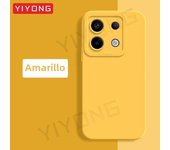 For Redmi Note13 Pro YIYONG Square Liquid Silicone Soft Cover For Xiaomi Redmi Note 13 12 14 Pro Plus 5G Xiomi Note12 Turbo Case