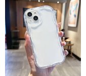Wavy Phone Case For Xiaomi Redmi Note 12S 11 10 9 8 12 Pro Case Mi 13T Pro Poco X5 X3 Pro C55 Redmi 10 12C 10C Solid Color Cover