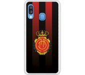 Funda original compatible con Samsung Galaxy A20E - RCD Mallorca escudo equi negra