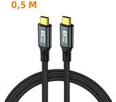 PD100W USB 3.2 20Gbps ThunderBolt 3 Type C to Type C Cable 8K@60Hz USB-C Data Cord For iPhone 15 Pro Max MacBook Samsung 2m 3m