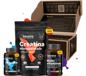 Pack Rendimiento Físico Para Regalar - Creatina Monohidrato en Polvo, Citrato de Magnesio y Multivitaminas y Minerales - Recuperación Muscular, Energía y Rendimiento - Sevens Nutrition