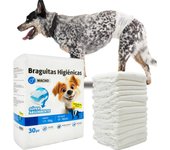 30Pcs BPS Braguita Higiénica Pañal Sanitarios Macho para Perro Mascotas Fisiológicas Bragas Higiénicas 3 Tamaños a Elegir