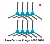 Main Roller Side Brush Mop Cloths Rag Replacement For Cecotec Conga 4090 4690 5090 5490 6090 Robotic Vacuum Cleaner Spare Parts
