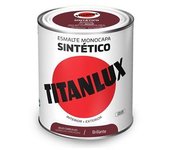 Esmalte Sintético Monocapa Rojo Carruajes Brillante 750ml Titanlux