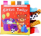 Animal Tail Cloth Book Tear Can Bite Pop-up Book Educational Enlightenment Early Education Infant Cognitive Toys 0-3 Years Old