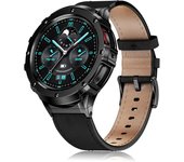 Stainless Steel Case+Leather Strap for Samsung Galaxy Watch 5 pro 45mm Metal Protective Bumper Bracelet Samsung Watch 5 pro band