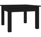 vidaXL Mesa de centro de madera maciza de pino 45x45x30 cm Natural, Blanco, Gris Mesita de Salón o Comedor o Auxiliar Mesa de Café Meuble Salón