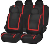 Full Set Car Seat Cover Fabric Universal Polyester Breathable Washable Suitable For Car Truck Van Suv Car Accessories Interior