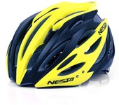 Casco NESTA Apol Amarillo - Ventilación y Visera Extraíble para Ciclistas