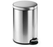 Cubo para la Basura Durable 340223 Acero Inoxidable 20 L
