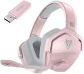 NUBWO G06 Wireless Gaming Headset with Microphone for PS5, PS4, PC, Mobile, Switch, 2.4GHz Bluetooth 5.3 Dual Gaming Headphones
