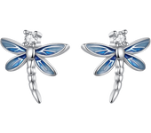 Earrings For Women 100% 925 Silver Plate Golden Sunflower Cherry Pendant Earrings Fine Wedding Engagement Party Jewelry Gifts