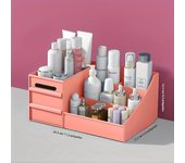 Makeup table with large capacity desktop storage, drawer rack, for versatile storage of skincare products and cosmetics