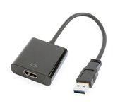 CABLE ADAPTADOR GEMBIRD USB 3.0 MACHO A HDMI HEMBRA NEGRO