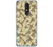 Tumundosmartphone Funda Gel Tpu para Alcatel 3 2019 diseño Sand Camuflaje Dibujos