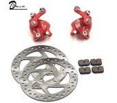 49CC Brake Disc Plate Gas Mini Dirt Bike Rear Disc Brake Caliper Kit 140mm and Friction Plate Rotors Electric Scooter ATV