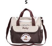 Lightweight Large capacity fashion waterproof cartoon bear One shoulder oblique span bag Mom bag portable mommy bag diaper bag
