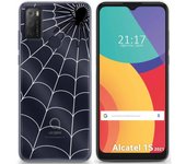 Tumundosmartphone Funda Gel Transparente para Alcatel 1S 2021 / 3L 2021 diseño Araña Dibujos